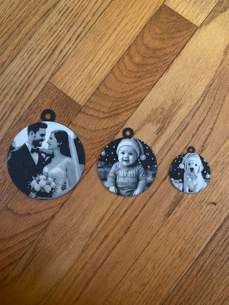 Personalized 3D Print Christmas Ornament