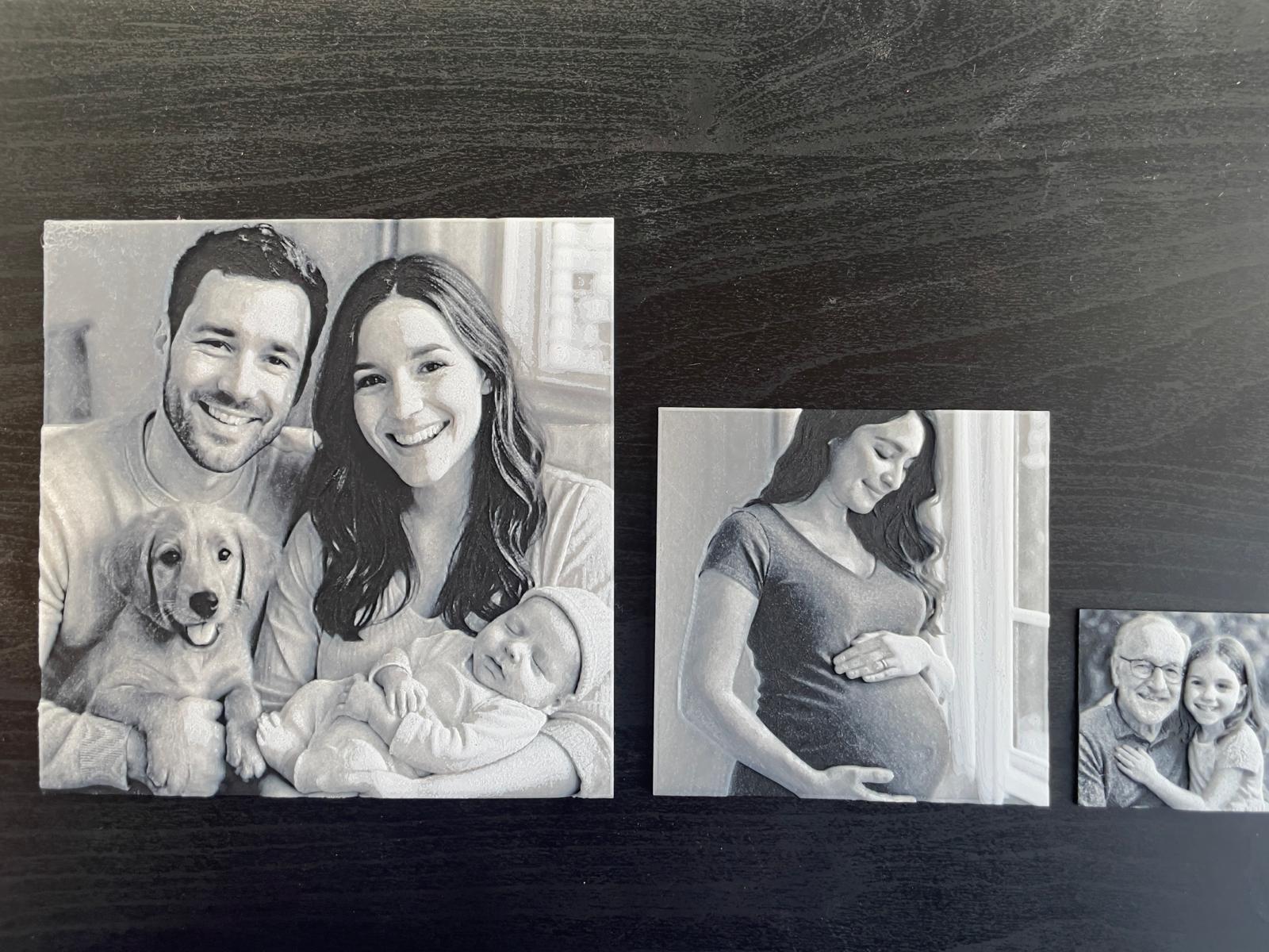 3D Square Prints: Touchable Photo Memories