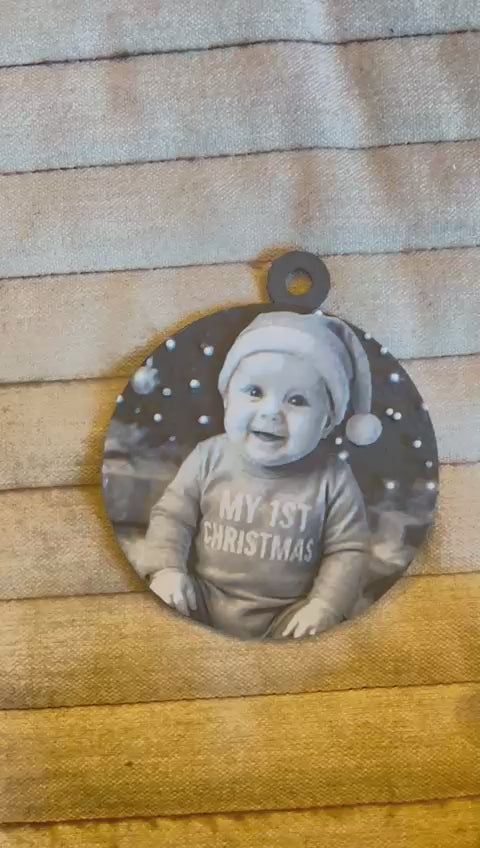 Personalized 3D Print Christmas Ornament